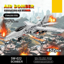 Load image into Gallery viewer, MoFun SW-022 DIY Stainless Steel Bombing Plane Assembling Blocks