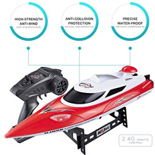 Load image into Gallery viewer, HongXunJie HJ806 2.4Ghz Water Cooling High Speed Racing Boats with Remote Controller, Auto Flip Function, 200m Control Distance