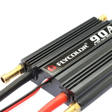 Load image into Gallery viewer, Flycolor Flymoster Series 90A 2-6S Waterproof Electronic Speed Controller for RC Boat, 90A 2-6S