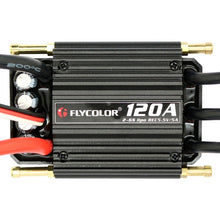 Load image into Gallery viewer, Flycolor Flymoster Series 120A 2-6S Waterproof Electronic Speed Controller for RC Boat, 120A 2-6S