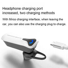 Load image into Gallery viewer, ER9 2 in 1 Hands-Free Calling Car Kit Wireless Bluetooth Headset Dual USB Charger FM Transmitter MP3 Music Player, ER9