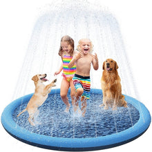 Load image into Gallery viewer, PVC Sprinkler Splash Mat for Kids Outdoor Lawn Water Fun, Diameter: 100CM