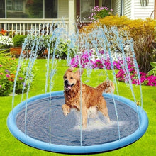 Load image into Gallery viewer, PVC Sprinkler Splash Mat for Kids Outdoor Lawn Water Fun, Diameter: 100CM