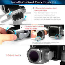 Load image into Gallery viewer, Sunnylife M2P-FI538 ND8-PL + ND16-PL + ND32-PL + ND64-PL ND-PL Lens Filter for DJI Mavic 2 Pro