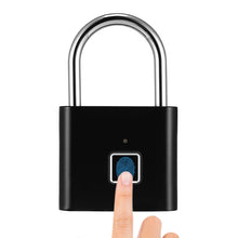 Load image into Gallery viewer, Stainless Steel Automatic Intelligent Fingerprint Padlock Electronic Lock, 10 Fingerprint Edition