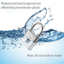 Load image into Gallery viewer, Stainless Steel Automatic Intelligent Fingerprint Padlock Electronic Lock, 10 Fingerprint Edition