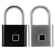 Load image into Gallery viewer, Stainless Steel Automatic Intelligent Fingerprint Padlock Electronic Lock, 10 Fingerprint Edition