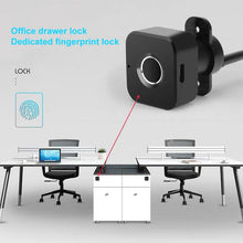 Load image into Gallery viewer, BP01-B Micro USB Charging Triple Drawer Right Hand Unlocking Smart Semiconductor Fingerprint Lock, Right Hand Unlocking