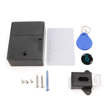 Load image into Gallery viewer, T3 ABS Magnetic Card Induction Lock Invisible Single Open Cabinet Door Lock, Single, Single Open Cabinet Door