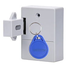 Load image into Gallery viewer, T3 ABS Magnetic Card Induction Lock Invisible Single Open Cabinet Door Lock, Single, Single Open Cabinet Door