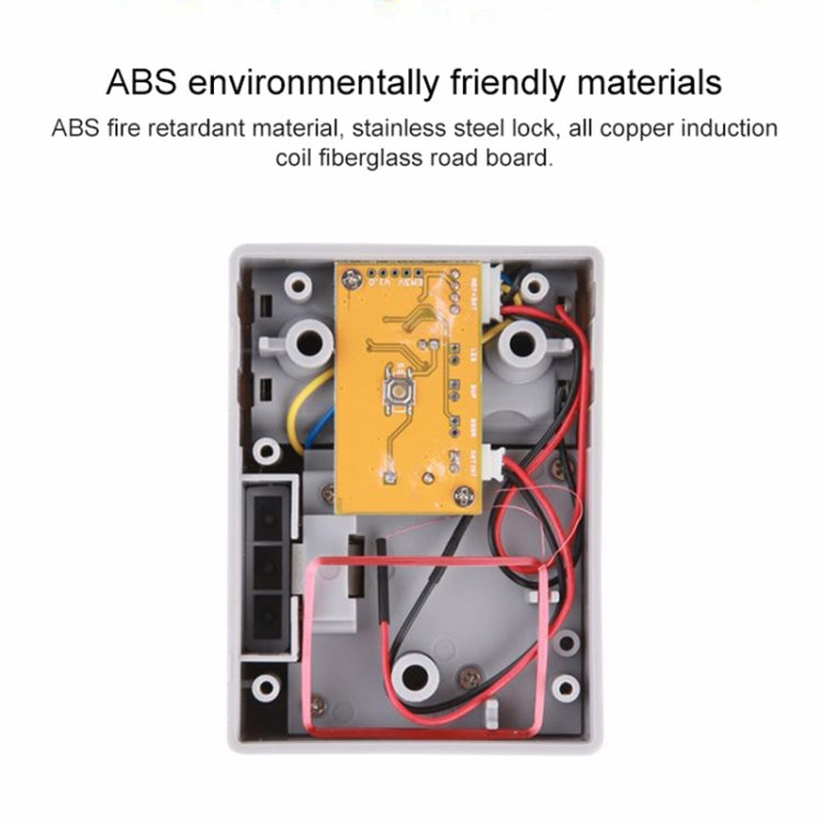 T3 ABS Magnetic Card Induction Lock Invisible Single Open Cabinet Door Lock, Single, Single Open Cabinet Door