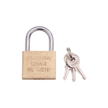 Load image into Gallery viewer, Copper Padlock Small Lock, Style: Short Lock Beam, 20mm Not Open, Short, 20mm Not Open