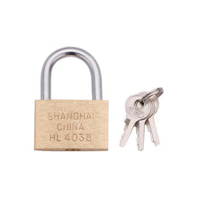 Load image into Gallery viewer, Copper Padlock Small Lock, Style: Short Lock Beam, 30mm Not Open, Short, 30mm Not Open
