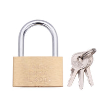 Load image into Gallery viewer, Copper Padlock Small Lock, Style: Short Lock Beam, 50mm Open, Short, 50mm Open