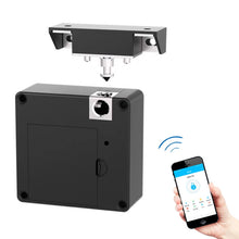 Load image into Gallery viewer, T8+ Non-opening Drawer Lock APP + IC Card Invisible Universal Cabinet Lock, APP + IC Card