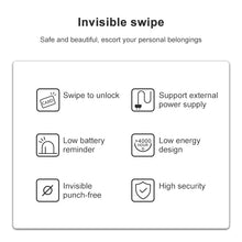 Load image into Gallery viewer, T8+ Non-opening Drawer Lock APP + IC Card Invisible Universal Cabinet Lock, APP + IC Card