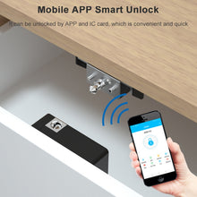 Load image into Gallery viewer, T8+ Non-opening Drawer Lock APP + IC Card Invisible Universal Cabinet Lock, APP + IC Card