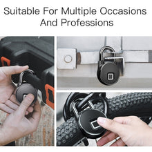 Load image into Gallery viewer, P22 Intelligent Waterproof Anti-theft Fingerprint Security Door Padlock, P22