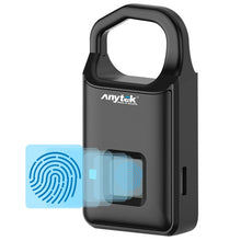 Load image into Gallery viewer, Anytek P4 3.7V Micro USB Charging Semiconductor Fingerprint Sensing Small Padlock, P4