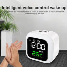 Load image into Gallery viewer, USB Home Smart Clock with Night Light &amp; Memory Function &amp; LED Display, Smart Clock