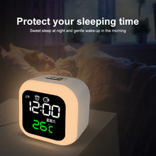 Load image into Gallery viewer, USB Home Smart Clock with Night Light &amp; Memory Function &amp; LED Display, Smart Clock