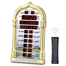 Load image into Gallery viewer, LCD Display Muslim AZAN Clock Prayer Church Alarm Clock, EU Plug
