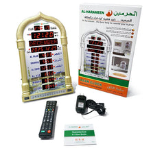 Load image into Gallery viewer, LCD Display Muslim AZAN Clock Prayer Church Alarm Clock, EU Plug