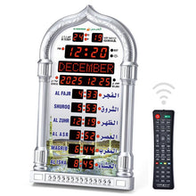 Load image into Gallery viewer, LCD Display Muslim AZAN Clock Prayer Church Alarm Clock, EU Plug
