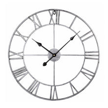 Load image into Gallery viewer, 45cm Retro Living Room Iron Round Roman Numeral Mute Decorative Wall Clock, 45cm