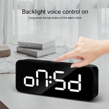 Load image into Gallery viewer, XM905 Multifunctional Voice-activated Alarm Clock LED Electronic Wall Clock