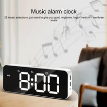 Load image into Gallery viewer, XM905 Multifunctional Voice-activated Alarm Clock LED Electronic Wall Clock
