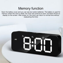 Load image into Gallery viewer, XM905 Multifunctional Voice-activated Alarm Clock LED Electronic Wall Clock