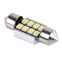 Load image into Gallery viewer, 2 PCS 31mm Festoon 3W 300LM White Light 8 LED 3528 SMD Canbus Error-Free Car Reading Lamps,  DC 12, 31mm