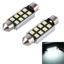 Load image into Gallery viewer, 2 PCS 39mm Festoon 3W 300LM White Light 8 LED 3528 SMD Canbus Error-Free Car Reading Lamps, DC 12, 39mm