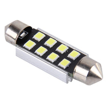 Load image into Gallery viewer, 2 PCS 39mm Festoon 3W 300LM White Light 8 LED 3528 SMD Canbus Error-Free Car Reading Lamps, DC 12, 39mm