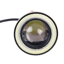 Load image into Gallery viewer, 3.0 inch DC 12V 10W 900LM 6500K Car Angel Eyes Fog Lamp Foglight(White Light + White Light), 3.0 inch