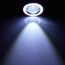 Load image into Gallery viewer, 3.0 inch DC 12V 10W 900LM 6500K Car Angel Eyes Fog Lamp Foglight(White Light + White Light), 3.0 inch
