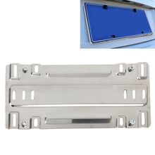 Load image into Gallery viewer, Stainless Steel License Plate Bracket Vehicle License Plate Bracket Bottom Plate Automobile License Plate Conversion Frame, License Plate Bracket2