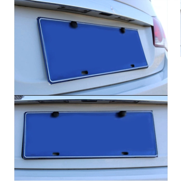 Stainless Steel License Plate Bracket Vehicle License Plate Bracket Bottom Plate Automobile License Plate Conversion Frame, License Plate Bracket1