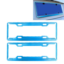 Load image into Gallery viewer, 2 PCS Car License Plate Frames Car Styling License Plate Frame Aluminum Alloy Universal License Plate Holder Car Accessories
