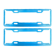Load image into Gallery viewer, 2 PCS Car License Plate Frames Car Styling License Plate Frame Aluminum Alloy Universal License Plate Holder Car Accessories