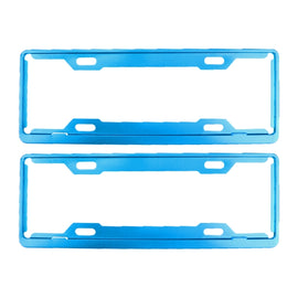 2 PCS Car License Plate Frames Car Styling License Plate Frame Aluminum Alloy Universal License Plate Holder Car Accessories
