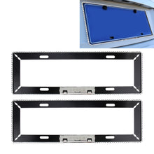 Load image into Gallery viewer, 2 PCS Car License Plate Frames Car Styling License Plate Frame Universal License Plate Holder Car Accessories, Aluminum Alloy License Plate Frame