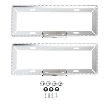 Load image into Gallery viewer, 2 PCS Car License Plate Frames Car Styling License Plate Frame Universal License Plate Holder Car Accessories, Aluminum Alloy License Plate Frame