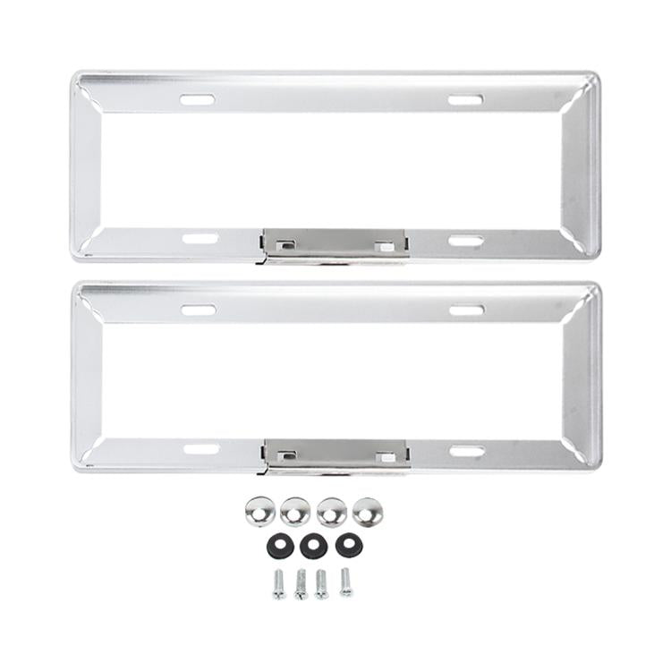 2 PCS Simple and Beautiful Car License Plate Frame Holder Universal License Plate Holder Car Accessories, License Plate Frame Holder