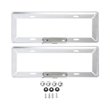 Load image into Gallery viewer, 2 PCS Simple and Beautiful Car License Plate Frame Holder Universal License Plate Holder Car Accessories, License Plate Frame Holder