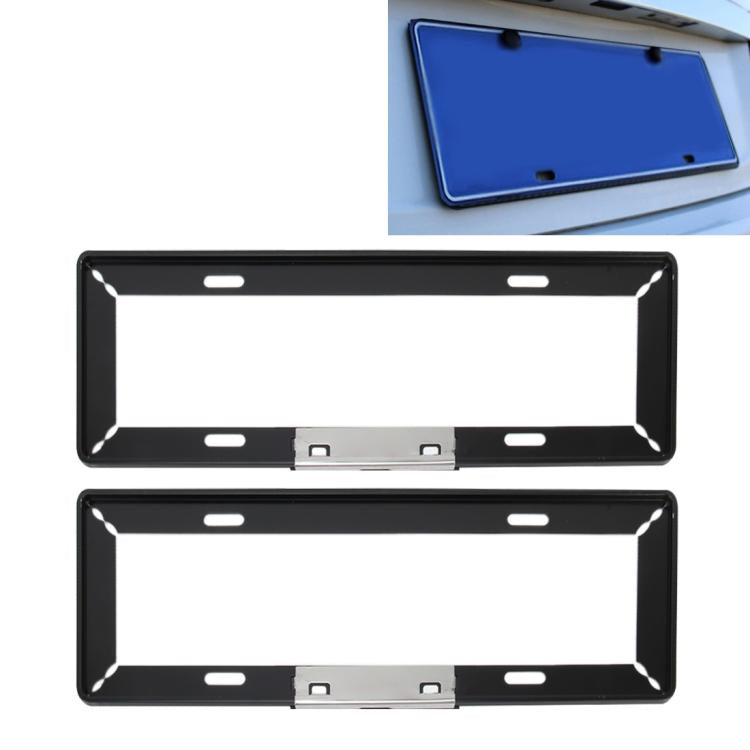 2 PCS Simple and Beautiful Car License Plate Frame Holder Universal License Plate Holder Car Accessories, License Plate Frame Holder