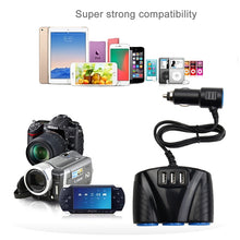 Load image into Gallery viewer, 12-24V 3.1A 3 USB Ports &amp; 3 Car Cigarette Lighter Sockets Car Charger, 12-24V 3.1A  With 23 USB
