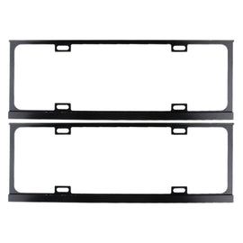 2 PCS Car License Plate Frames Car Styling License Plate Frame Magnesium Alloy Universal License Plate Holder Car Accessories, Magnesium Alloy, Magnesium Alloy License Plate Holder