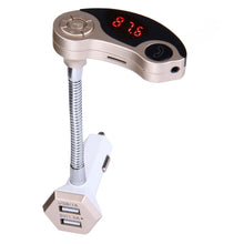 Load image into Gallery viewer, GT86 Dual USB Charger Car Bluetooth FM Transmitter Kit, Support LCD Display / TF Card Music Play / Hands-free, GT86 (Black), GT86 (Gold), GT86 (Silver)